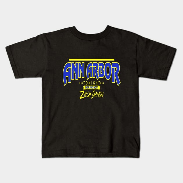 Ann Arbor Tonight Kids T-Shirt by A2Tonight